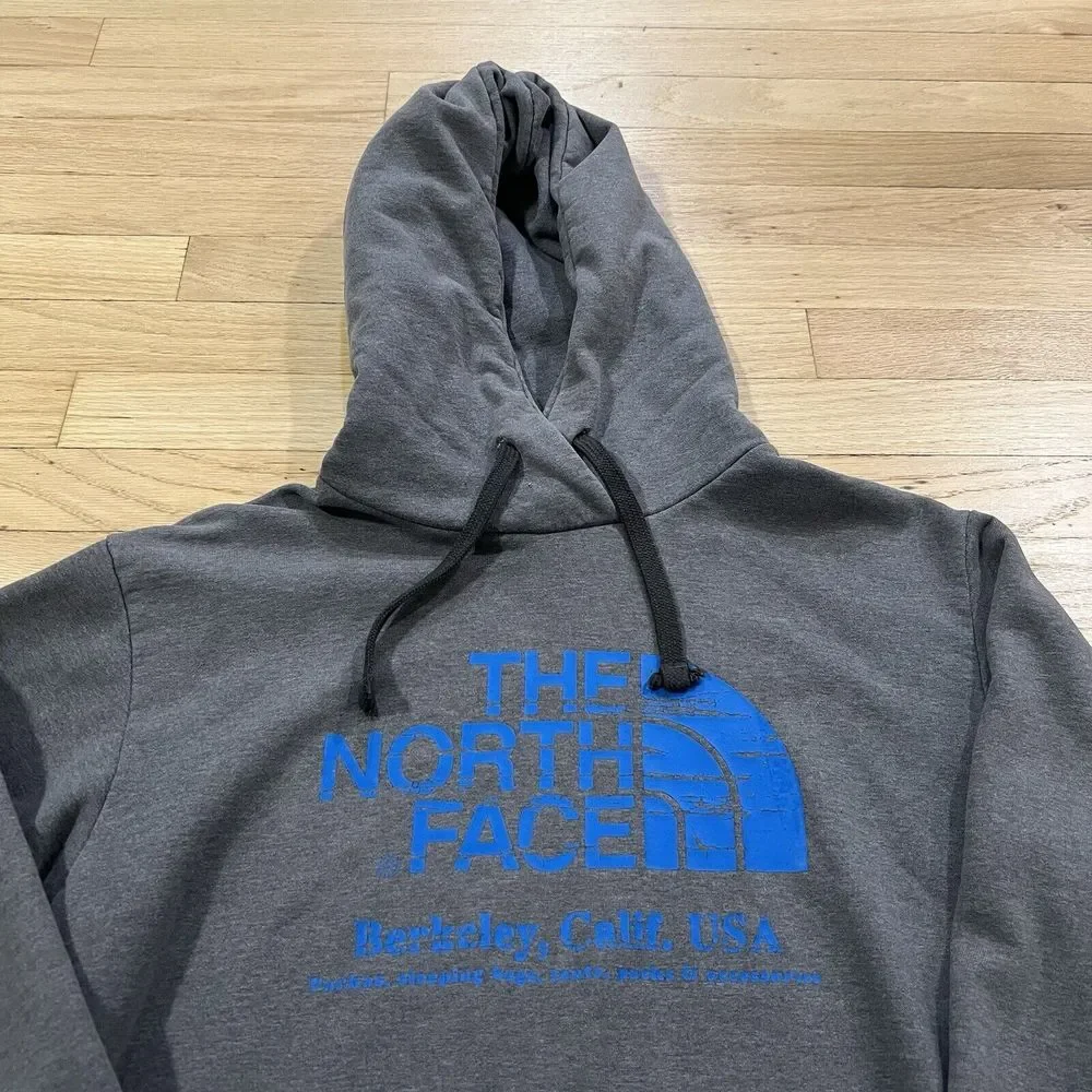 The North Face‎ Sweater Mens Medium Gray Pullover Comfort Hoodie Casual Classic